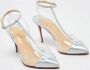 Christian Louboutin Pre-owned Leather heels Blue Dames - Thumbnail 4