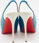 Christian Louboutin Pre-owned Leather heels Blue Dames - Thumbnail 5