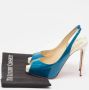 Christian Louboutin Pre-owned Leather heels Blue Dames - Thumbnail 9