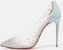 Christian Louboutin Pre-owned Leather heels Blue Dames - Thumbnail 2