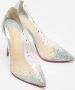 Christian Louboutin Pre-owned Leather heels Blue Dames - Thumbnail 4