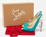 Christian Louboutin Pre-owned Leather heels Blue Dames - Thumbnail 9