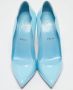 Christian Louboutin Pre-owned Leather heels Blue Dames - Thumbnail 3