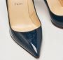 Christian Louboutin Pre-owned Leather heels Blue Dames - Thumbnail 6