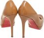 Christian Louboutin Pre-owned Leather heels Brown Dames - Thumbnail 4