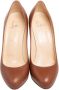 Christian Louboutin Pre-owned Leather heels Brown Dames - Thumbnail 2