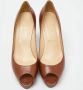 Christian Louboutin Pre-owned Leather heels Brown Dames - Thumbnail 3