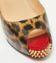 Christian Louboutin Pre-owned Leather heels Brown Dames - Thumbnail 7