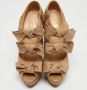 Christian Louboutin Pre-owned Leather heels Brown Dames - Thumbnail 3