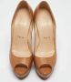 Christian Louboutin Pre-owned Leather heels Brown Dames - Thumbnail 3