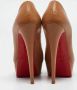 Christian Louboutin Pre-owned Leather heels Brown Dames - Thumbnail 5