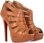 Christian Louboutin Pre-owned Leather heels Brown Dames - Thumbnail 4