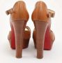 Christian Louboutin Pre-owned Leather heels Brown Dames - Thumbnail 3