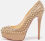 Christian Louboutin Pre-owned Leather heels Brown Dames - Thumbnail 2