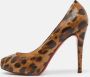 Christian Louboutin Pre-owned Leather heels Brown Dames - Thumbnail 2