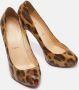 Christian Louboutin Pre-owned Leather heels Brown Dames - Thumbnail 4