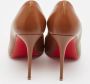 Christian Louboutin Pre-owned Leather heels Brown Dames - Thumbnail 4