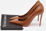 Christian Louboutin Pre-owned Leather heels Brown Dames - Thumbnail 8