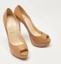 Christian Louboutin Pre-owned Leather heels Brown Dames - Thumbnail 3