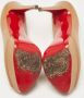 Christian Louboutin Pre-owned Leather heels Brown Dames - Thumbnail 5