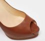 Christian Louboutin Pre-owned Leather heels Brown Dames - Thumbnail 6