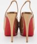 Christian Louboutin Pre-owned Leather heels Brown Dames - Thumbnail 3