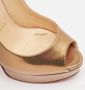 Christian Louboutin Pre-owned Leather heels Brown Dames - Thumbnail 5