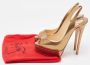 Christian Louboutin Pre-owned Leather heels Brown Dames - Thumbnail 7