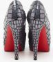 Christian Louboutin Pre-owned Leather heels Gray Dames - Thumbnail 5