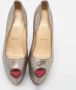 Christian Louboutin Pre-owned Leather heels Gray Dames - Thumbnail 3