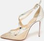 Christian Louboutin Pre-owned Leather heels Gray Dames - Thumbnail 2