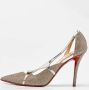 Christian Louboutin Pre-owned Leather heels Gray Dames - Thumbnail 2