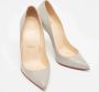 Christian Louboutin Pre-owned Leather heels Gray Dames - Thumbnail 4