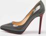 Christian Louboutin Pre-owned Leather heels Gray Dames - Thumbnail 2