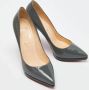 Christian Louboutin Pre-owned Leather heels Gray Dames - Thumbnail 4