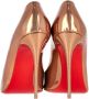 Christian Louboutin Pre-owned Leather heels Brown Dames - Thumbnail 4