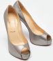 Christian Louboutin Pre-owned Leather heels Gray Dames - Thumbnail 4