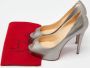 Christian Louboutin Pre-owned Leather heels Gray Dames - Thumbnail 9