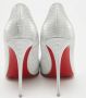 Christian Louboutin Pre-owned Leather heels Gray Dames - Thumbnail 5