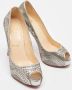 Christian Louboutin Pre-owned Leather heels Gray Dames - Thumbnail 3