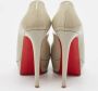 Christian Louboutin Pre-owned Leather heels Gray Dames - Thumbnail 4