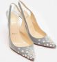 Christian Louboutin Pre-owned Leather heels Gray Dames - Thumbnail 3