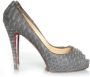 Christian Louboutin Pre-owned Leather heels Gray Dames - Thumbnail 5