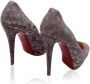 Christian Louboutin Pre-owned Leather heels Gray Dames - Thumbnail 3