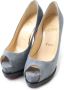 Christian Louboutin Pre-owned Leather heels Gray Dames - Thumbnail 2