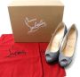 Christian Louboutin Pre-owned Leather heels Gray Dames - Thumbnail 3