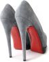 Christian Louboutin Pre-owned Leather heels Gray Dames - Thumbnail 4