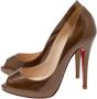 Christian Louboutin Pre-owned Leather heels Green Dames - Thumbnail 3