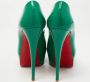 Christian Louboutin Pre-owned Leather heels Green Dames - Thumbnail 5