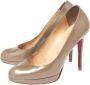 Christian Louboutin Pre-owned Leather heels Green Dames - Thumbnail 3